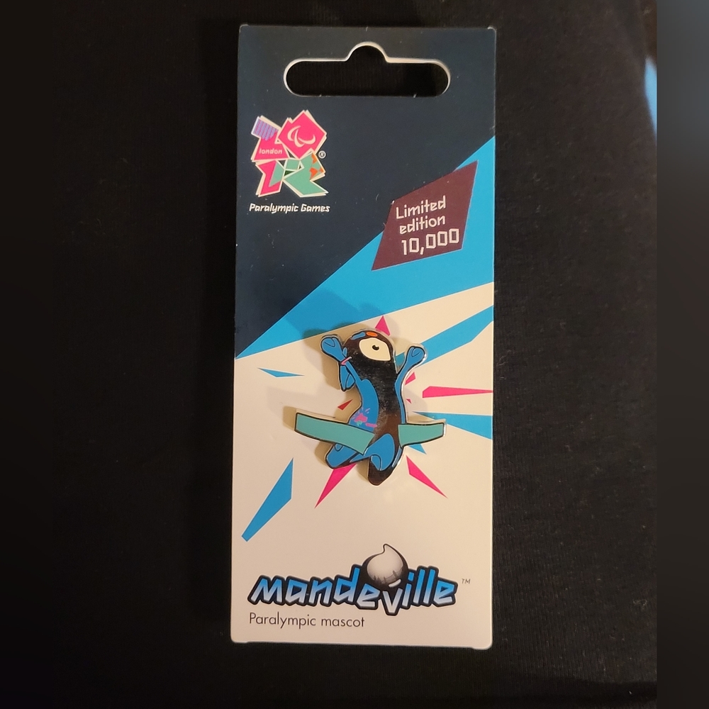 Limited Edition 2012 London Paralympics Mascot Trading Pin